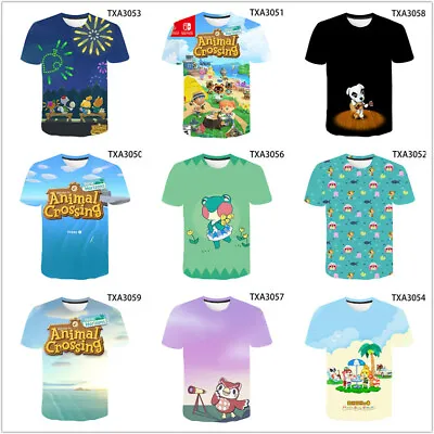 Buy Animal Crossing 3D T Shirt Tom Nook Breathable Tops Short Sleeve Tee For Kids • 12.20£