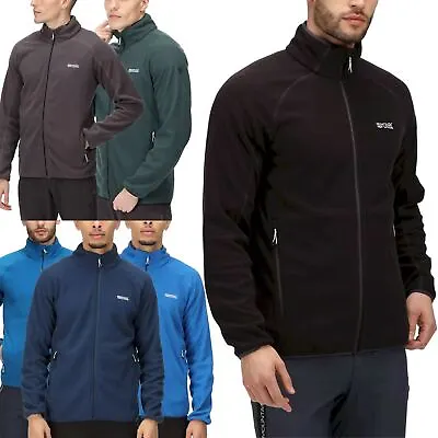 Buy Regatta Mens Hadfield Fleece Jacket Half Full Zip Stretch Work Jumper Pullover • 14.99£