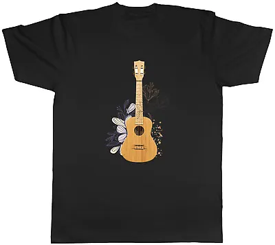 Buy Ukulele Guitar Mens T-Shirt Guitarist Musical Instrument Player Tee Gift • 8.99£