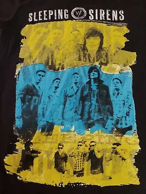 Buy SLEEPING WITH SIRENS Tour Band Members Pop Rock Punk Music T-Shirt Medium Black • 9.42£