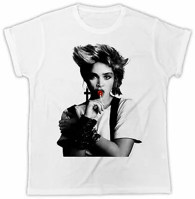 Buy Cool Madonna T-shirt Lollipop Poster Pop Retr Gift Present Unisex Retro Cool 80s • 7.97£
