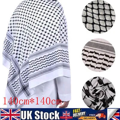 Buy Shemagh Keffiyeh Scarf Arab Palestine Mens Women Palestinian Head Neck Wrap • 8.98£