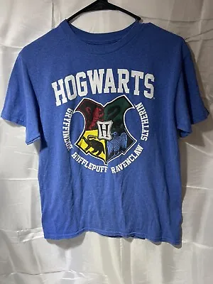 Buy Harry Potter Youth T-Shirt Size 2XL (18) Graphic Print Hogwarts Short Sleeve • 11.02£