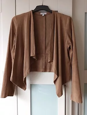 Buy Katherine Barclay Suade Feel Edge To Edge Jacket Long Sleeved Size 12. Used. • 5£