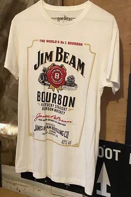Buy Jim Beam T-Shirt XS Whiskey Bourbon Logo MENS • 12.10£
