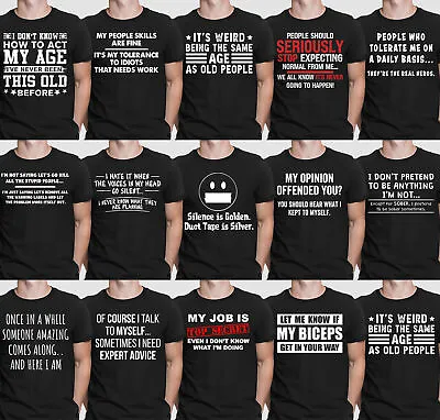 Buy Funny Sarcastic Slogan Humour Sarcasm Joke Meme Novelty Mens T-Shirts Top #DNE • 9.99£