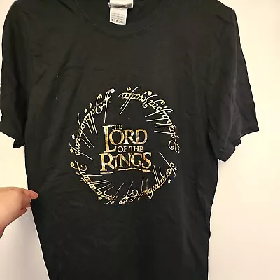 Buy The Lord Of The Rings Ring Logo T-shirt  New Line Cinema Official Licensed • 10£