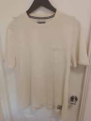 Buy The Stronghold Los Angeles Mens T-shirt Size L  White /Creme Colour 100% Cotton • 8.85£
