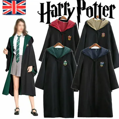 Buy Adult/Child Harry Potter Cosplay Cloak Gryffindor Ravenclaw Robe Party Costume • 14.81£