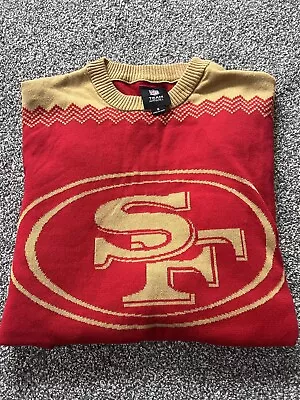 Buy NFL Team Apparel San Francisco 49ers Ugly Christmas Sweater Size Womans Medium • 27.99£