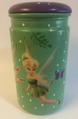 Buy Tinker Bell Jar Hand Painted And Decals 7 Inch Disney Peter Pan Jewelry Jar • 8.54£