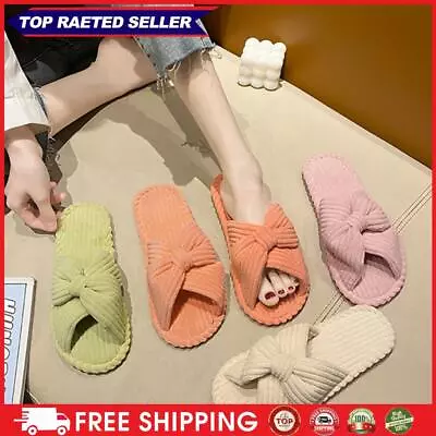 Buy ∞ Women Comfy Trendy Slippers Lightweight Soft Home Slippers For Christmas Gift • 11.15£