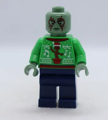 Buy DRAX - Holiday Sweater 76231 Guardians Galaxy Marvel Super Hero LEGO® Minifigure • 10.10£