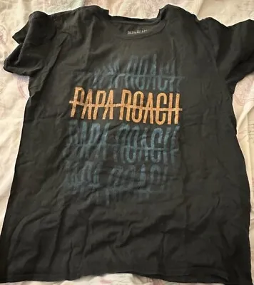 Buy Papa Roach T Shirt Rare Nu Metal Rock Band Merch Tee Size Large • 15.25£