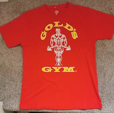 Buy Golds Gym T Shirt Size XLarge Red Bodybuilding • 17£