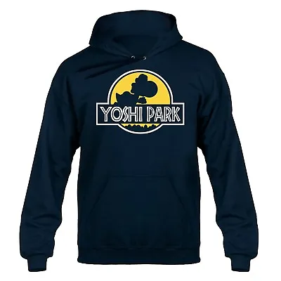 Buy Yoshi Park Jurassic Parody Hooded Sweater Hoody (Yellow Logo Version) • 19.95£