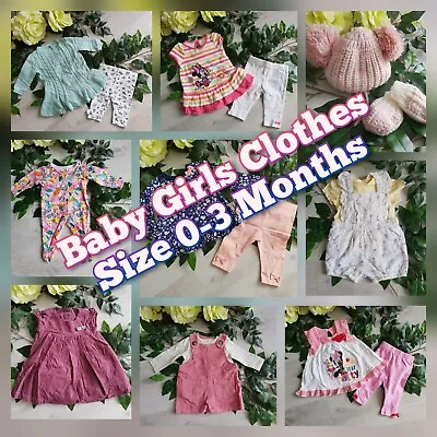 Buy PART#2 Baby Girls Clothes Make Build Your Own Bundle Job Lot Size 0-3 Months Set • 1.15£