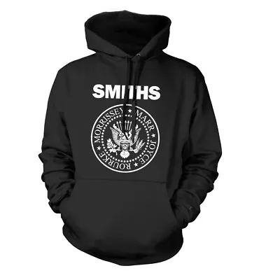 Buy The Smiths Ramones Crest Unisex Hoodie All Sizes • 23.99£