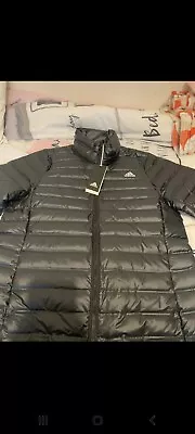 Buy Womens Lightweight SLIM Adidas Puffer Jacket Size Uk L New With Tags Black • 40£