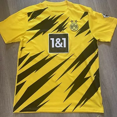 Buy 2020-21 Borussia Dortmund Home Mens Football Shirt Jersey Yellow 2 XL XXL • 22.97£