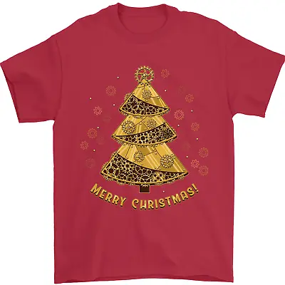 Buy Steampunk Christmas Tree Mens T-Shirt 100% Cotton • 8.49£