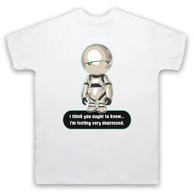 Buy Marvin Paranoid Android Unofficial Hitchhikers Guide Mens & Womens T-shirt • 17.99£
