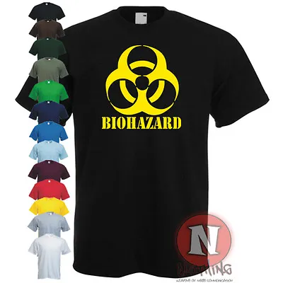 Buy BIOHAZARD Emo Gamer Cool Rock Music Zombie Apocalypse Armeggedon T-shirt • 11.99£