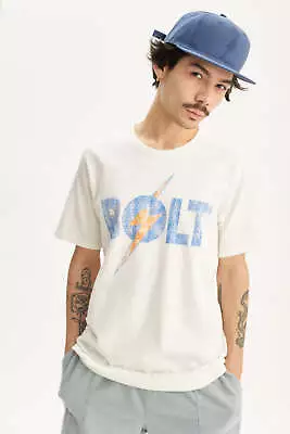 Buy Lightning Bolt Eco SS T-Shirt White • 32.95£