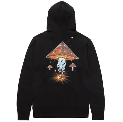 Buy HUF Mens Hoody Sweatshirt Doomsday Triple Triangle In Black Size Medium • 28£