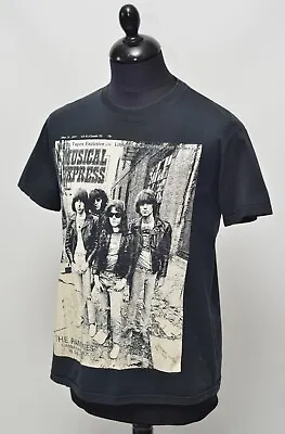 Buy RAMONES Vintage RARE 80s Gabba Gabba Hey In The UK Musical Express Tee Shirt • 140£