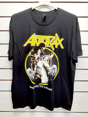 Buy Anthrax T Shirt Spreading The Disease New Official Size XL Track List Rock Metal • 19£