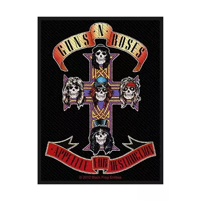 Buy GUNS N' ROSES Standard Patch: APPETITE IN RETAIL PACK: Cross Official Merch Gift • 4.30£