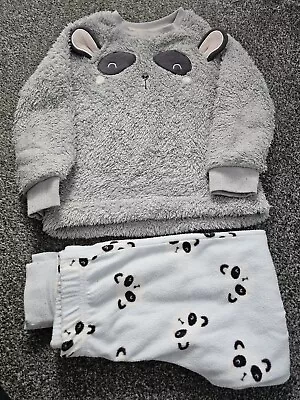 Buy George Panda Winter PJs Size 5-6 GUC • 2.49£
