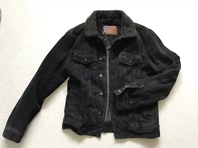 Buy Marks & Spencer's Black Denim Jacket M&S Eighty Four Men's SIZE S SMALL Tag New • 29.99£