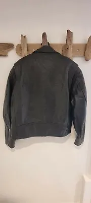 Buy Vintage 80's Highway 1 Heavy Leather Motorcycle Jacket Eu Size 56 Ukxl • 80£