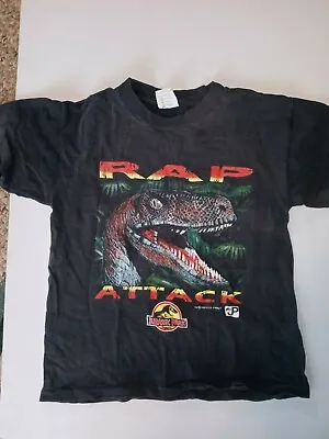 Buy Vintage Jurassic Park T-shirt, 1993, Youth 14/16, Official • 188.95£