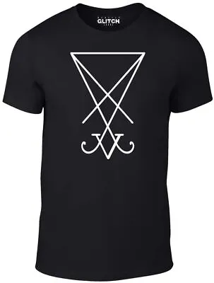Buy Lucifer Sigil T-Shirt - Funny T Shirt Satan Occult Religion Fashion Horror Devil • 11.99£