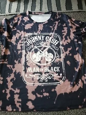 Buy Johnny Cash T Shirt 2xl • 3.99£