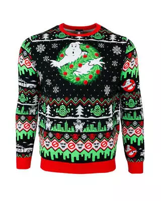 Buy Printed Ghostbusters Christmas Jumper / Ugly Sweater Christmas Gift For Family • 38.83£