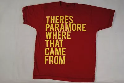 Buy Paramore There's Paramore Where That Came From T Shirt New Unworn Outlet Buy • 9.99£