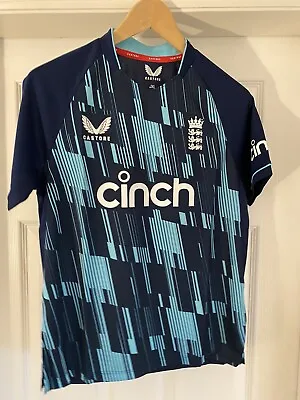 Buy Kids England Cricket Shirt Castore XL Age 13-14 • 7.50£