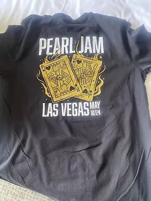 Buy NEW! PEARL JAM EVENT SHIRT LAS VEGAS NEVADA MAY 18th 2024 DARK MATTER TOUR XL • 62.99£