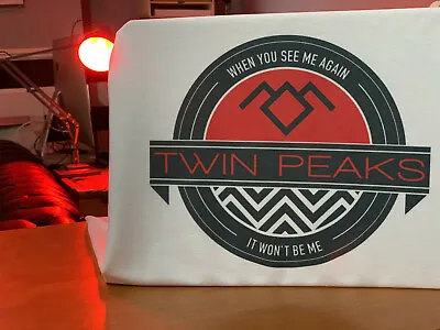 Buy Twin Peaks Emblem T-Shirt - David Lynch Black Lodge Inspired Tee By Rev-Level • 16.49£