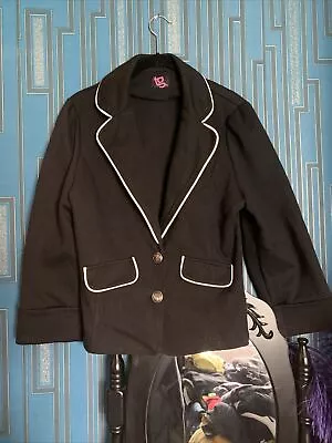 Buy Ladies Black Lightweight Jacket By TG Size 14 (38) • 3£