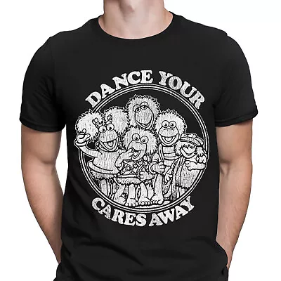Buy Dance Your Cares Away Worry's Day Music Play Down Fraggle Rock Mens T-Shirts #D6 • 3.99£