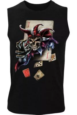 Buy Joker' Muscle Vest Top, Quality Never Fade Print, Goth, Punk, Rock Wear • 12.50£