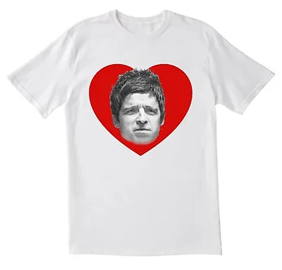 Buy Lewis Capaldi Noel Gallagher Glastonbury Festival Oasis Heart Unisex Tshirts • 14.49£