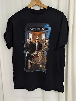 Buy Doctor Who Black Graphic Short Sleeve T Shirt Size M Official • 8.99£