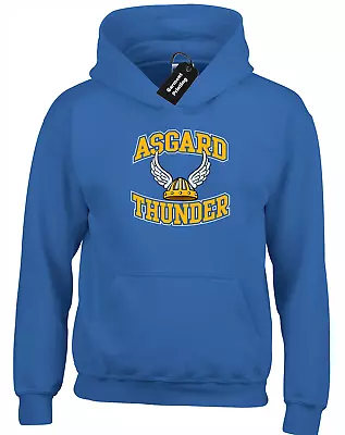 Buy Asgard Thunder Fc Hoody Hoodie Funny Avenger Spoof Thor Hulk Gift Top ( Col) • 16.99£