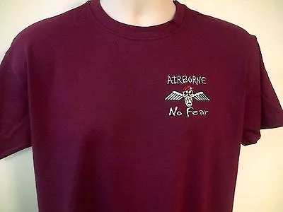 Buy Parachute Regiment Airborne No Fear T-shirt • 11.45£